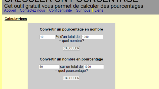 Calculerpourcentage.fr